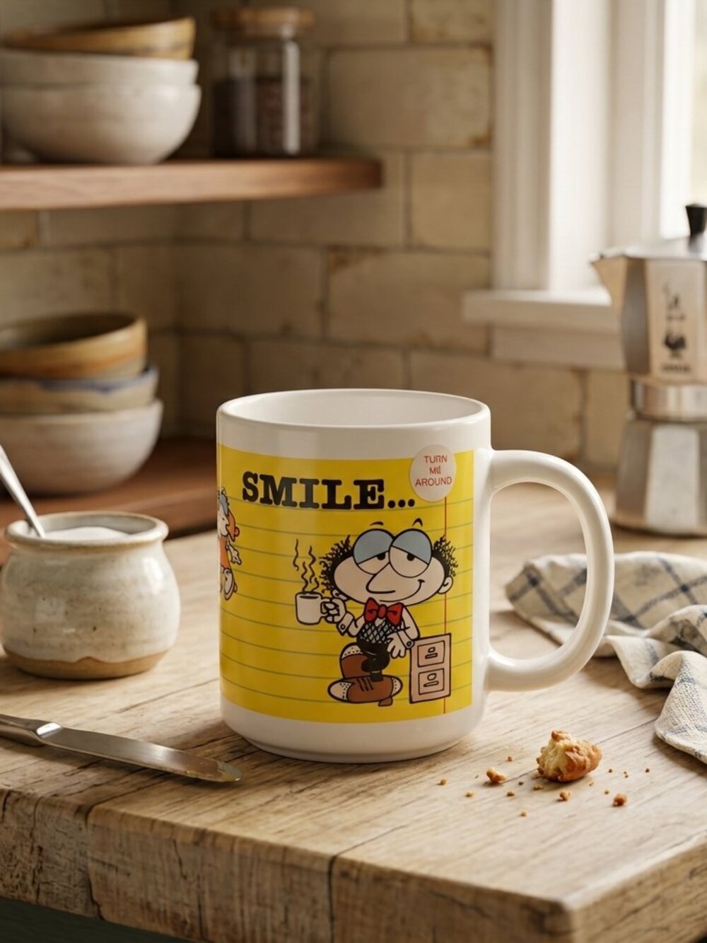 Ziggy Office Talk Ceramic Mug 1970's